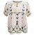 Blouse brodée Ba&Sh Kimber en coton blanc Écru