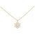 Autre Marque Collana Au750 Fiore e Diamanti D'oro