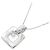 Autre Marque Collana in oro bianco 750 e diamanti Argento - vista 3