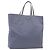 PRADA Hand Bag Satin Blue