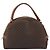 Céline CELINE Bolso de Mano Macadam PVC Cuero Marrón Dorado - vista 2