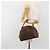 Céline CELINE Bolso de Mano Macadam PVC Cuero Marrón Dorado - vista 23