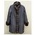 Autre Marque Abrigo Reversible de Piel Petit-Gris de Rusia Marrón oscuro - vista 2