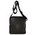Sac à épaule Prada en cuir de veau noir - vue 2