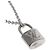 Collana Lockit Louis Vuitton in oro bianco 18K - vista 4