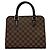 Borsa Louis Vuitton Triana Damier Ebene Marrone - vista 3