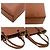 Borsa Tote Loewe Anagram in pelle marrone - vista 8