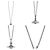 Collana Vivienne Westwood con strass argento - vista 2