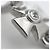 Collana Vivienne Westwood con strass argento - vista 6