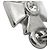 Collana Vivienne Westwood con strass argento - vista 7