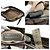 Borsa a tracolla Burberry in pelle PVC beige - vista 3
