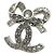 Orecchini a goccia Chanel argentati con strass Argento - vista 7