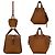 Borsa a spalla Loewe Hammock Compact Marrone - vista 2