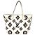 Borsa Tote Louis Vuitton Neverfull MM Nero - vista 2