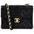 Borsa a tracolla Chanel Mini Matelassé Nero
