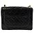 Borsa a tracolla Chanel Mini Matelassé Nero - vista 2
