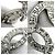 Collier Chanel en strass argenté - vue 7