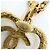 Collana Chanel Dorata D'oro - vista 4