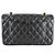 Borsa a tracolla Chanel Matelassé 23 Nero - vista 2