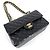 Borsa a tracolla Chanel Matelassé 23 Nero - vista 3