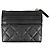 Tarjetero Chanel Negro Blanco - vista 2