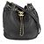 Borsa a tracolla Chanel in pelle nera Nero