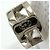 Orecchini Chanel da donna - Design Coco Mark Bianco - vista 3