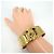 Bracciale Rigido Chanel Vintage Oro D'oro - vista 3