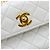 Chanel Vintage Full Flap Quilted Lambskin Mini Bianco - vista 4