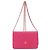 Borsa a tracolla Chanel Chain Wallet Matelassé Rosa