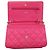 Borsa a tracolla Chanel Chain Wallet Matelassé Rosa - vista 5