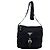 Bolso de hombro Prada con logotipo triangular Negro