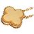 Collana Van Cleef & Arpels Vintage Alhambra Sable Rosa e Diamanti - vista 5