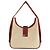 Hermès Borsa a tracolla Hermes Saco Toile H Marrone Rosso - vista 2