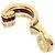 Boucheron Quatre Classic Diamond Ohrring (Einzeln) in 18K Gelbgold - Ansicht 3