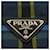 Prada Checkered 2-Way Tote Bag Blau Gelb - Ansicht 7