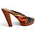 Sandali con tacco Fendi multicolore in pelle - vista 2