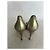 Fendi goldfarbene Leder-Pumps mit Schleife Golden - Ansicht 4