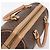 Céline Celine Vintage Macadam Boston Canvas and Leather Marrone - vista 7