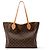 Louis Vuitton Monogram Neverfull Cargo Marrone Monogramma - vista 2