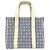 Bulgari Mini borsa tote Bvlgari Logomania Marrone Bianco Blu Verde - vista 2