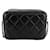 Borsa a tracolla Chanel Matelassé con catena Nero Bianco - vista 2