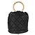 Timeless Borsa a secchiello Chanel Coco Mark Matelassé Nero Bianco - vista 2