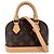Borsa Louis Vuitton Women's Monogram Nano Alma Marrone Monogramma