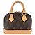 Borsa Louis Vuitton Women's Monogram Nano Alma Marrone Monogramma - vista 2