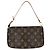 Louis Vuitton Pochette Accessoires Handtasche Braun Weiß Monogramm - Ansicht 2