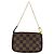 Louis Vuitton Mini Pochette Accessoires Marrone Bianco - vista 2