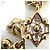 Bracciale Louis Vuitton Monogram Flower Lulu Glam Bianco Monogramma - vista 5