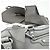 Borsa Balenciaga Women's Neo Classic City Small Marrone Bianco - vista 7