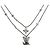 Collana a catena Monogram da uomo Louis Vuitton Bianco Monogramma - vista 2